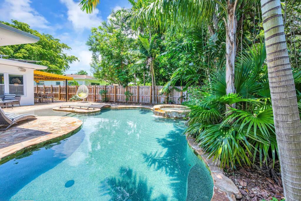 Вілла Modern Tropical Pool House North Miami Hot Tub Екстер'єр фото