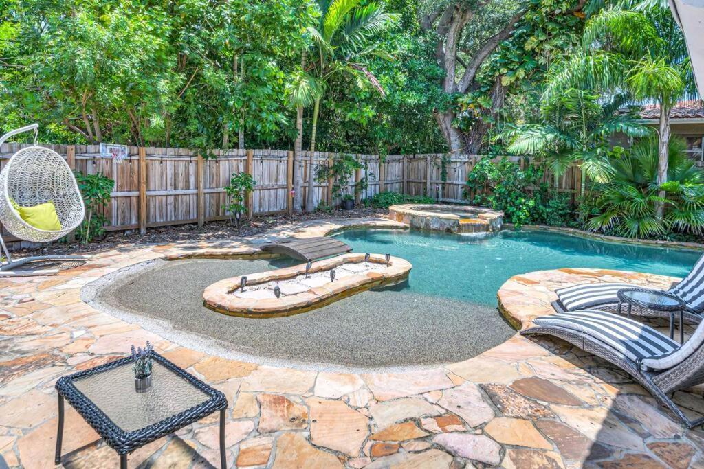 Вілла Modern Tropical Pool House North Miami Hot Tub Екстер'єр фото